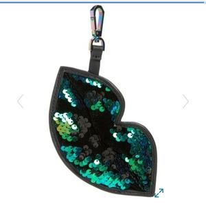 Kendall &Kylie Lip sequin bag charm